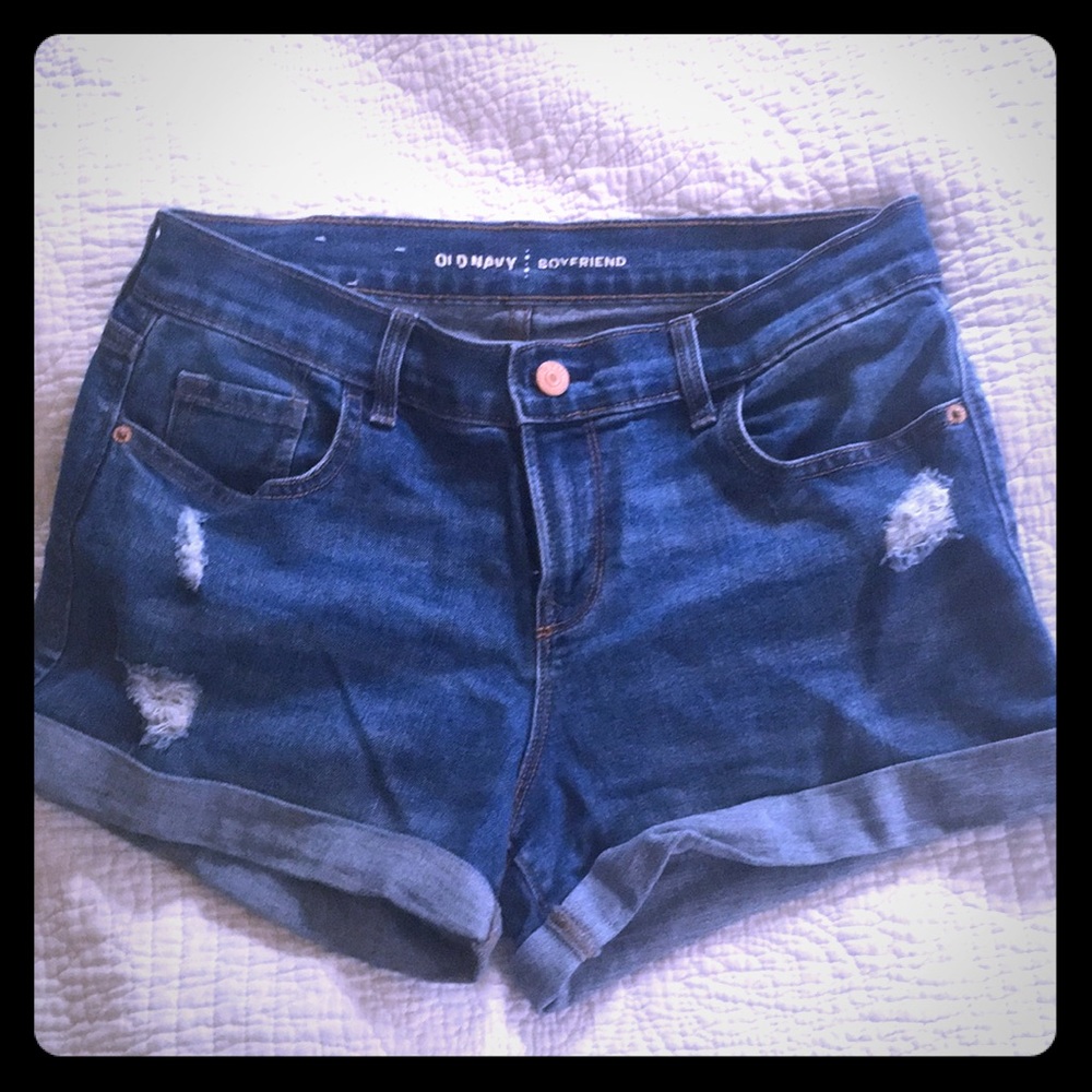 Denim Boyfriend Shorts